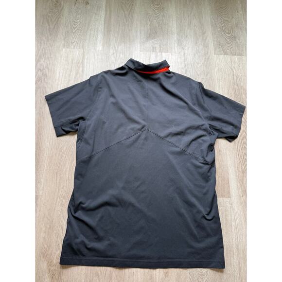 Nike Dri-Fit University of Oregon OSU Beaver Polo Shirt, Men's size XL, Black - Picture 3 of 5